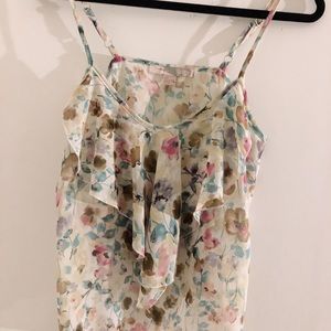 Floral tank top